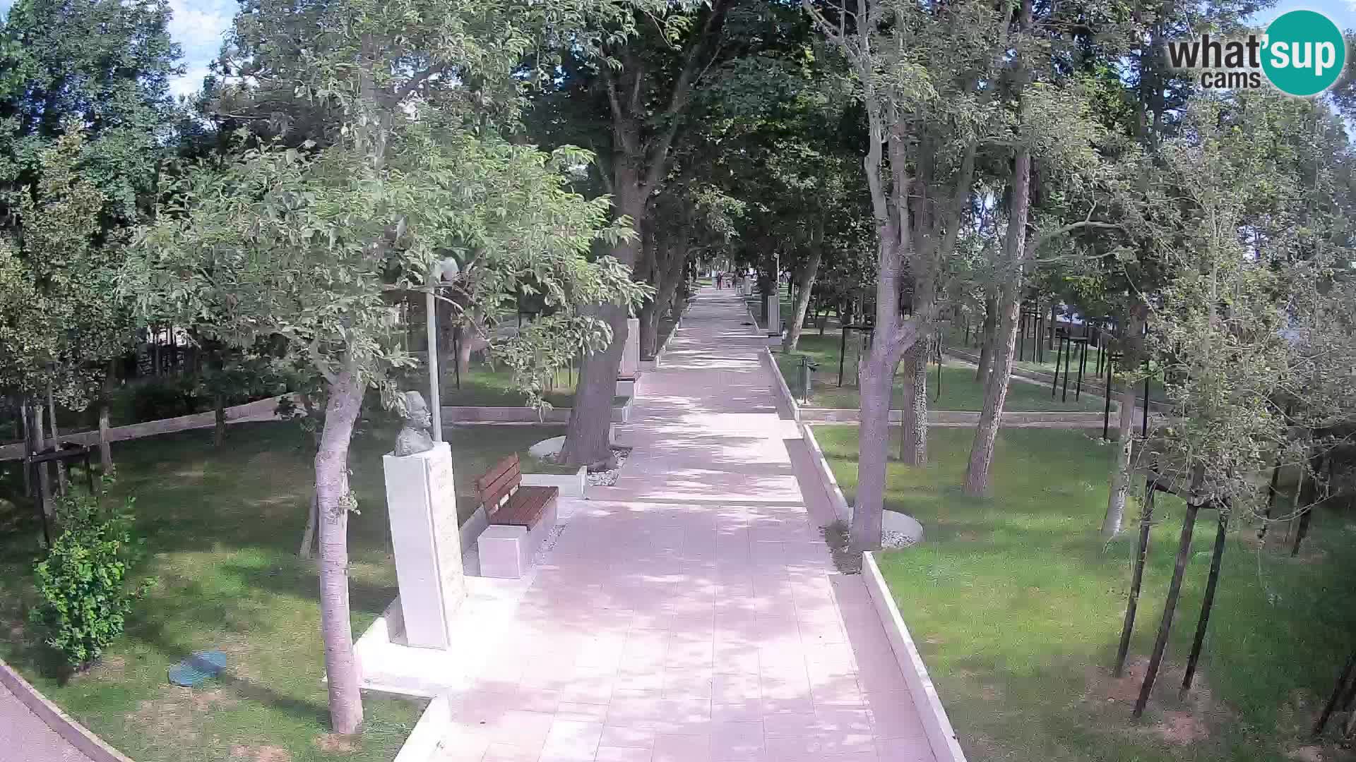 Webcam Schriftstellerpark Senj – Live am Meer