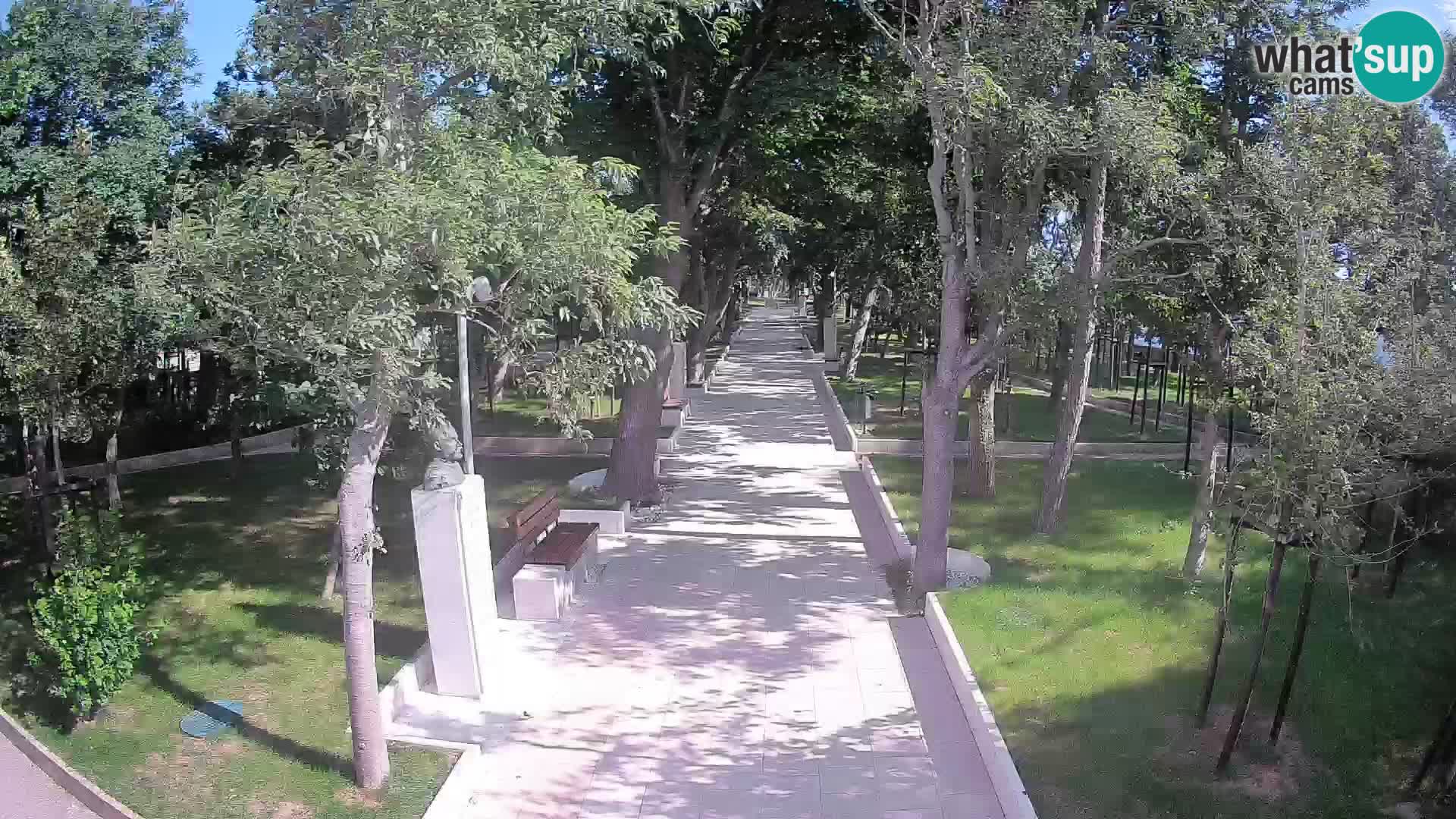 Writers’ Park Webcam Senj – Live by the Sea