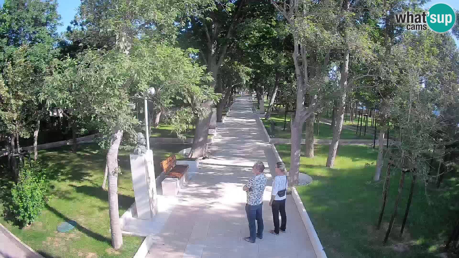 Webcam Schriftstellerpark Senj – Live am Meer