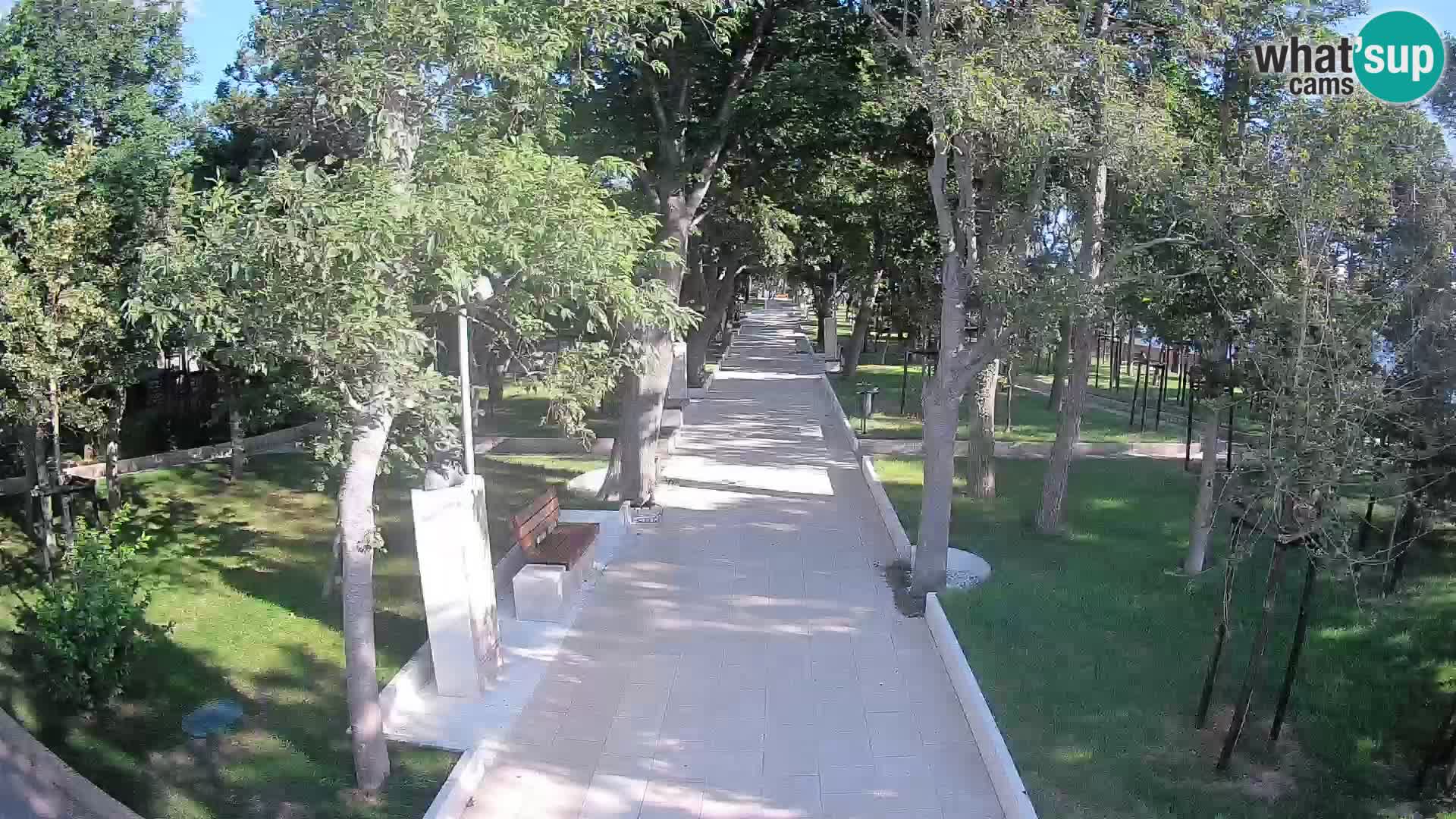 Writers’ Park Webcam Senj – Live by the Sea