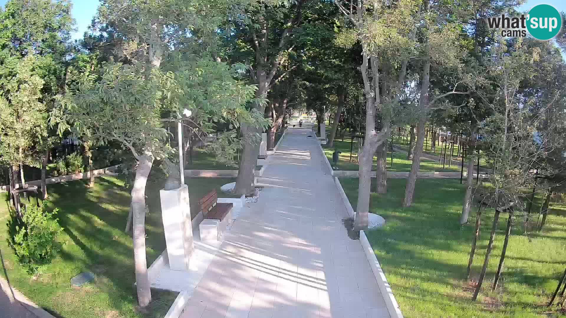 Webcam Schriftstellerpark Senj – Live am Meer