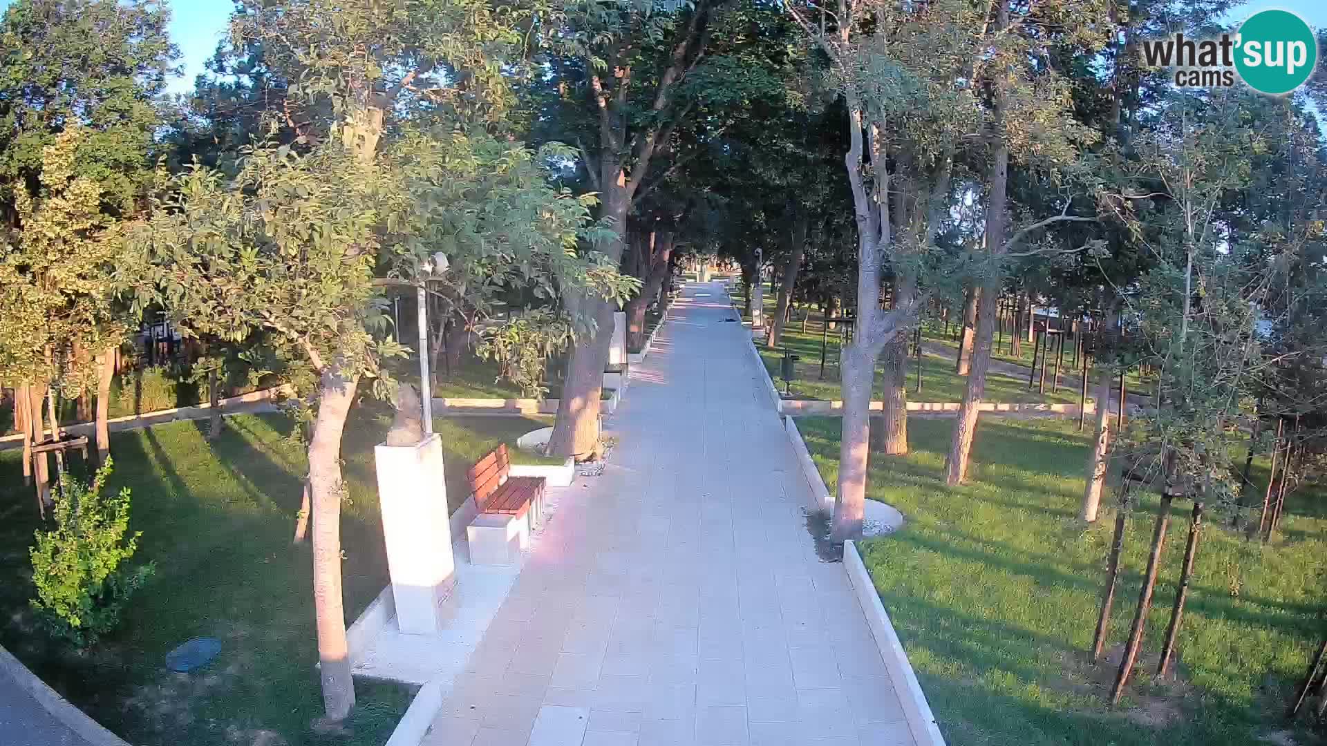 Writers’ Park Webcam Senj – Live by the Sea
