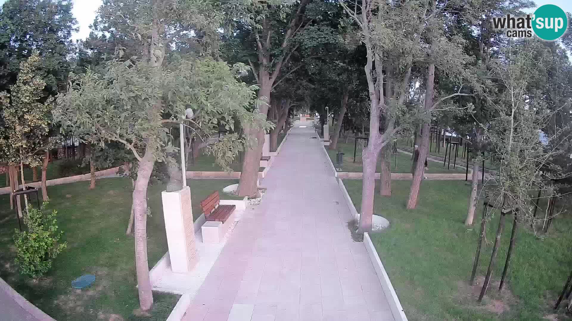 Webcam Schriftstellerpark Senj – Live am Meer