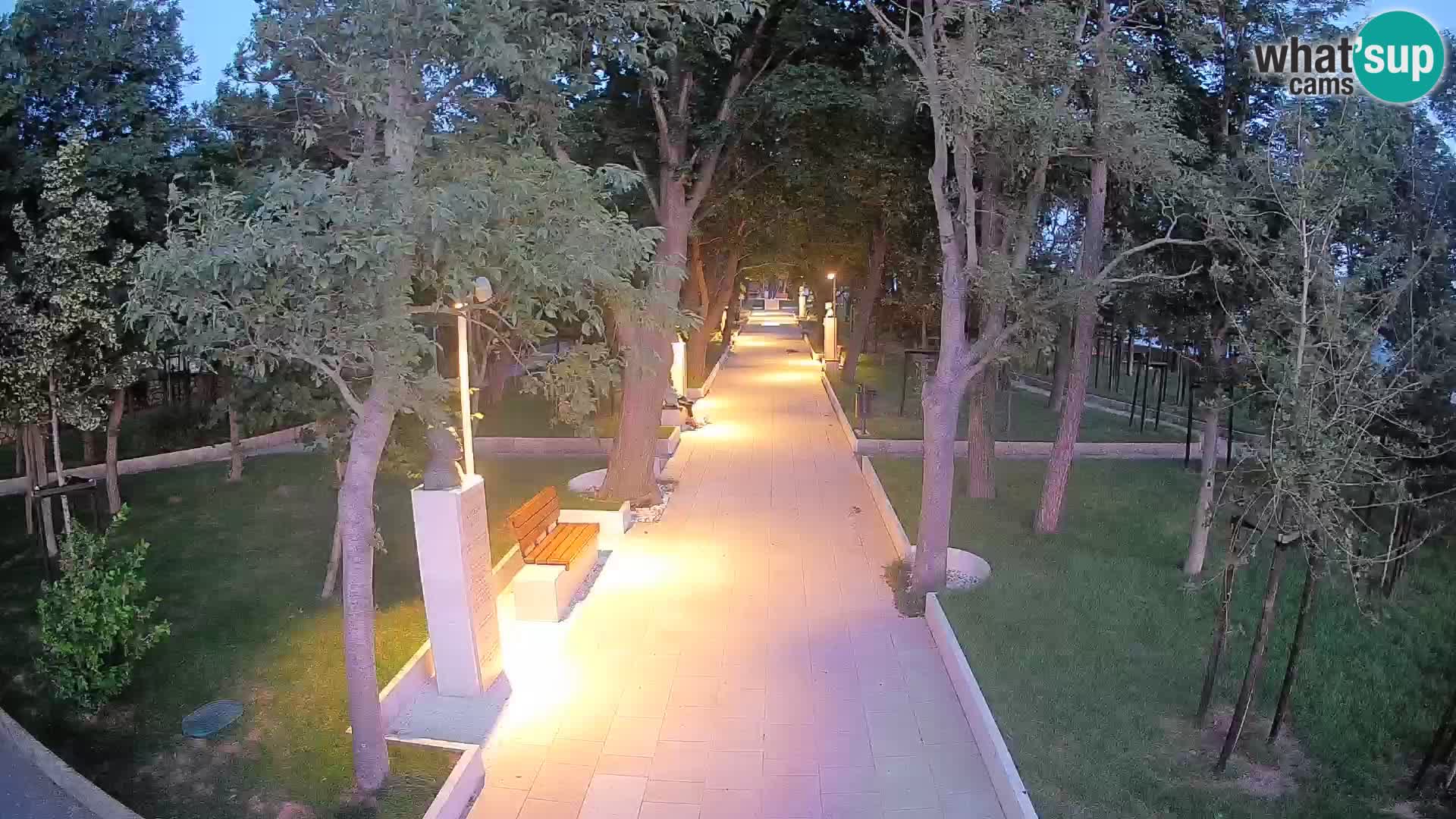 Writers’ Park Webcam Senj – Live by the Sea