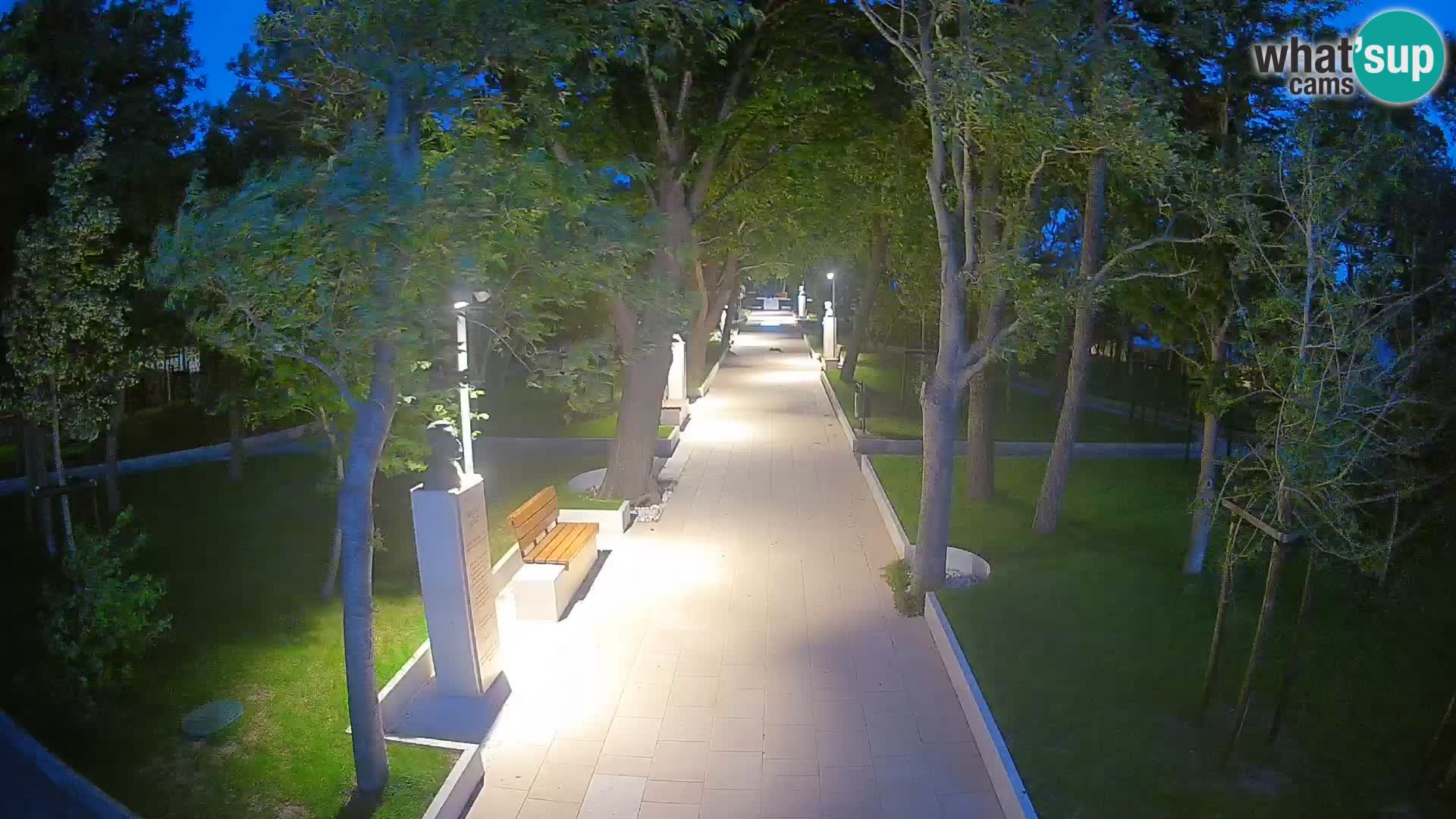 Writers’ Park Webcam Senj – Live by the Sea
