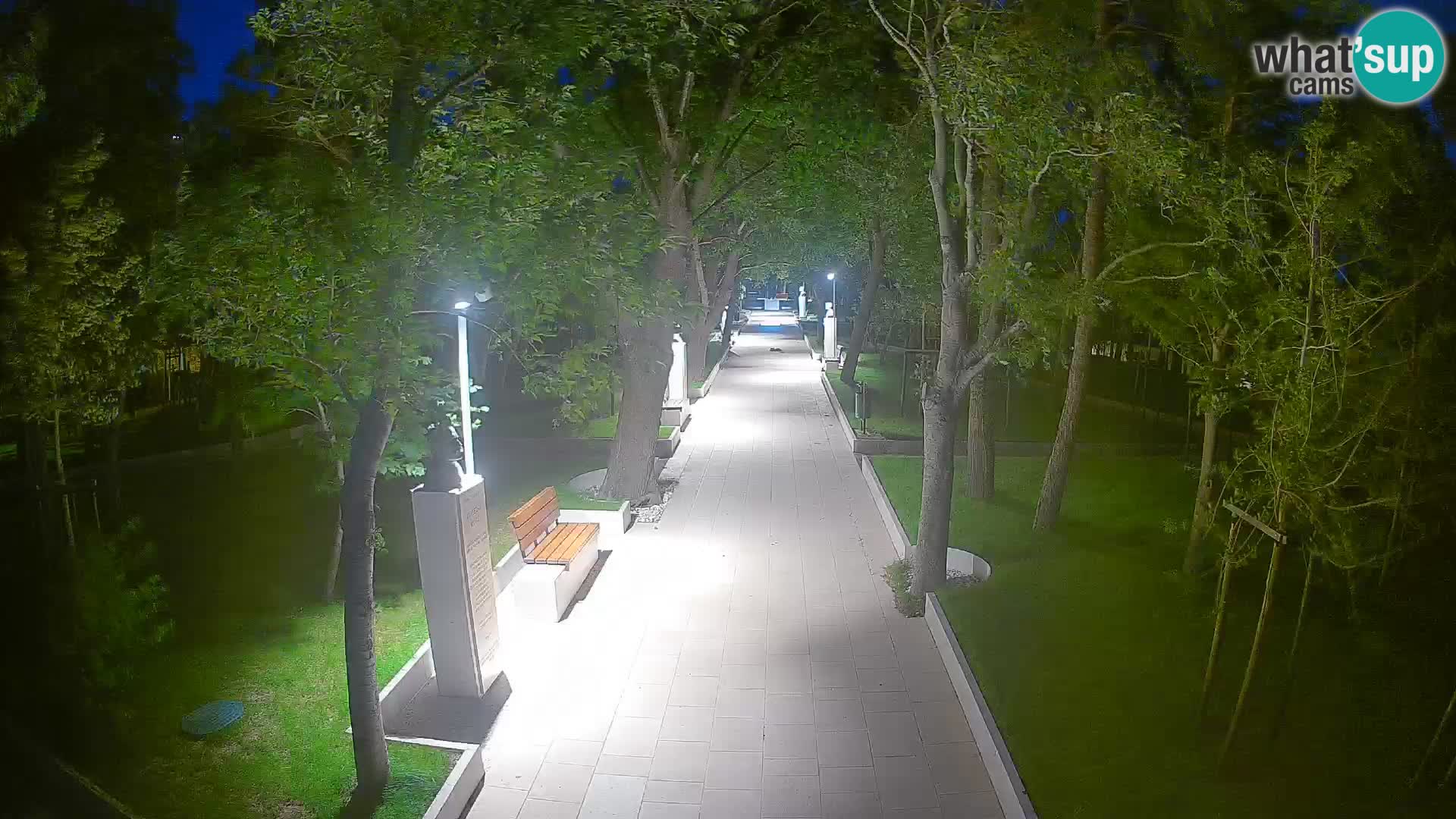 Writers’ Park Webcam Senj – Live by the Sea