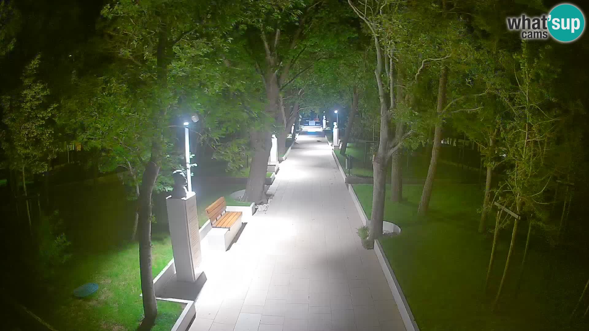 Writers’ Park Webcam Senj – Live by the Sea