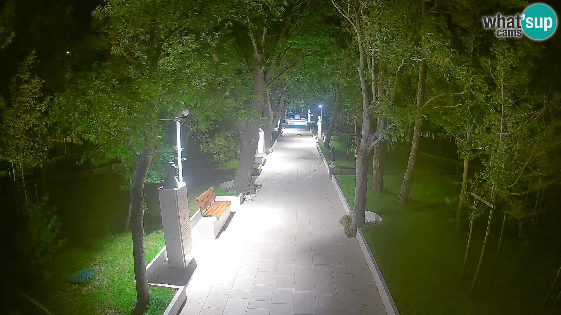 Writers’ Park Webcam Senj – Live by the Sea