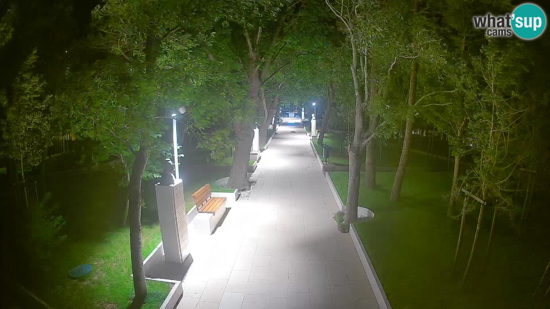 Writers’ Park Webcam Senj – Live by the Sea