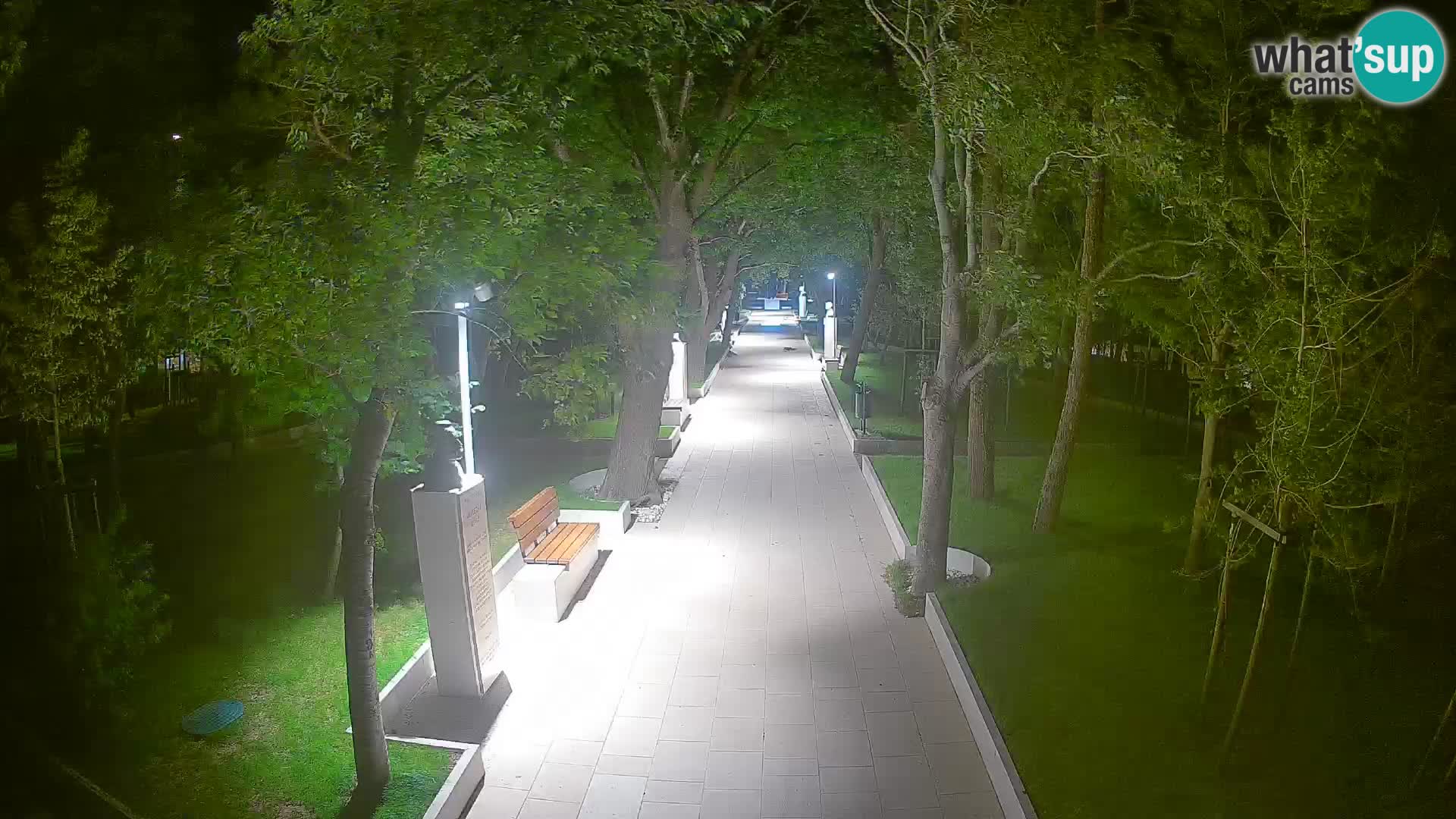 Writers’ Park Webcam Senj – Live by the Sea