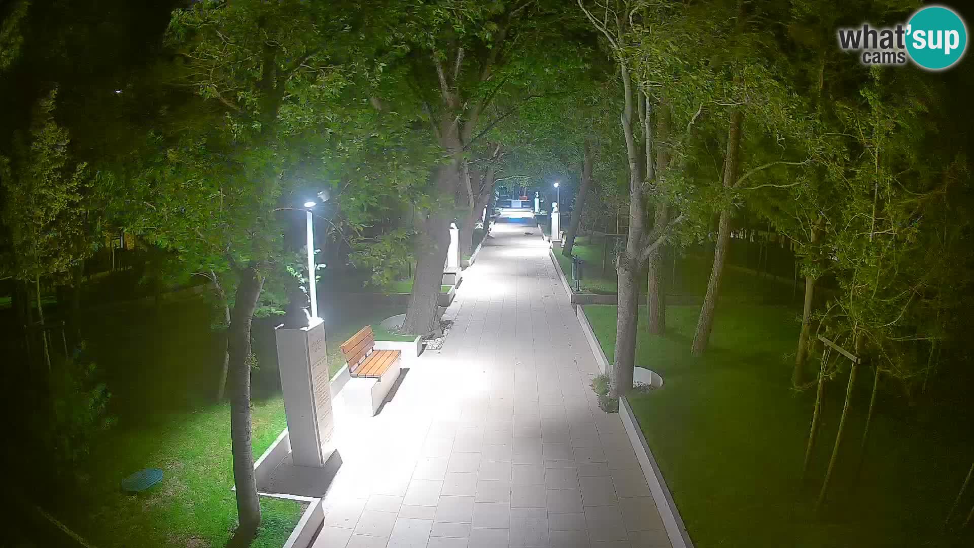 Writers’ Park Webcam Senj – Live by the Sea