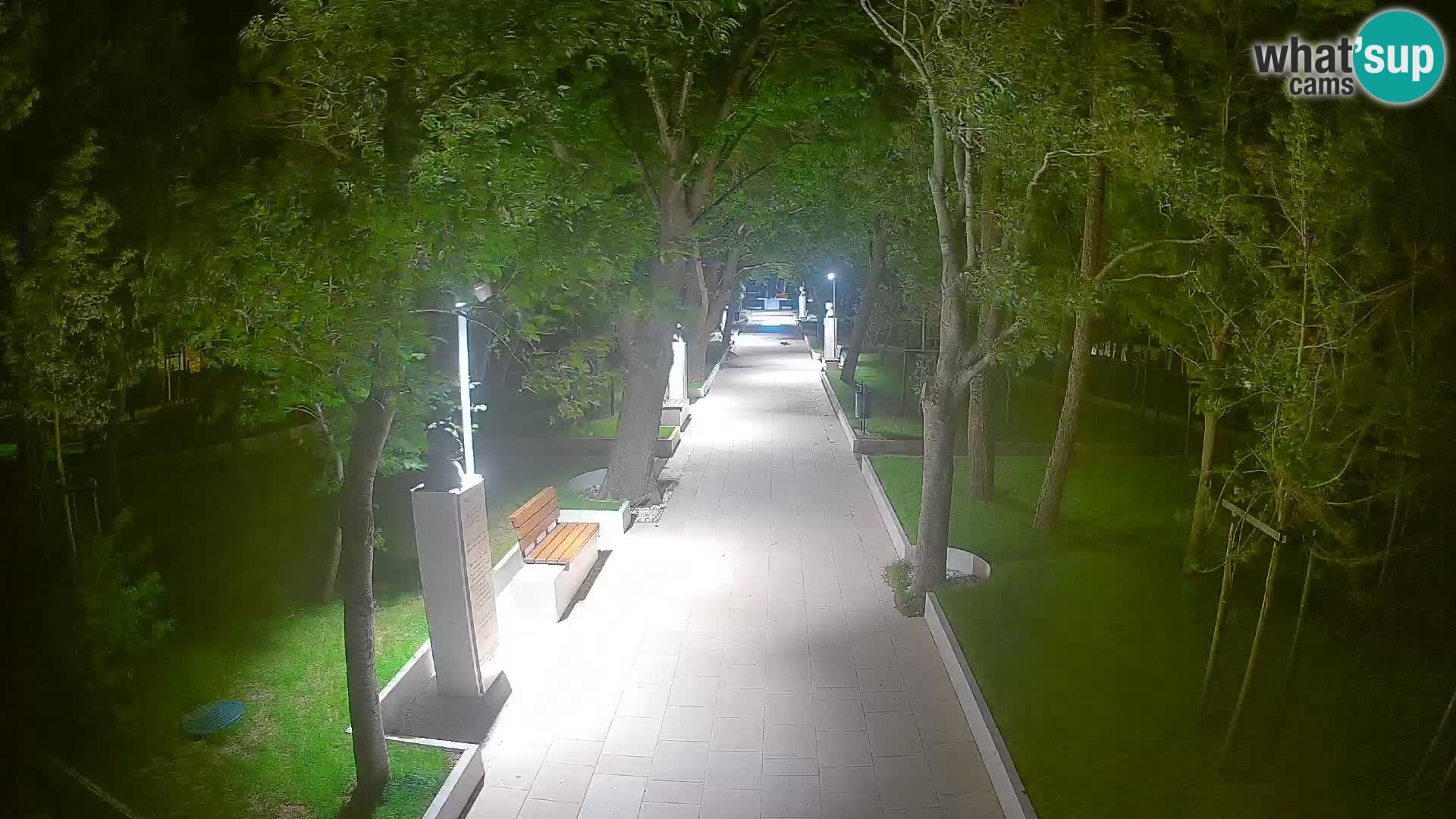 Writers’ Park Webcam Senj – Live by the Sea