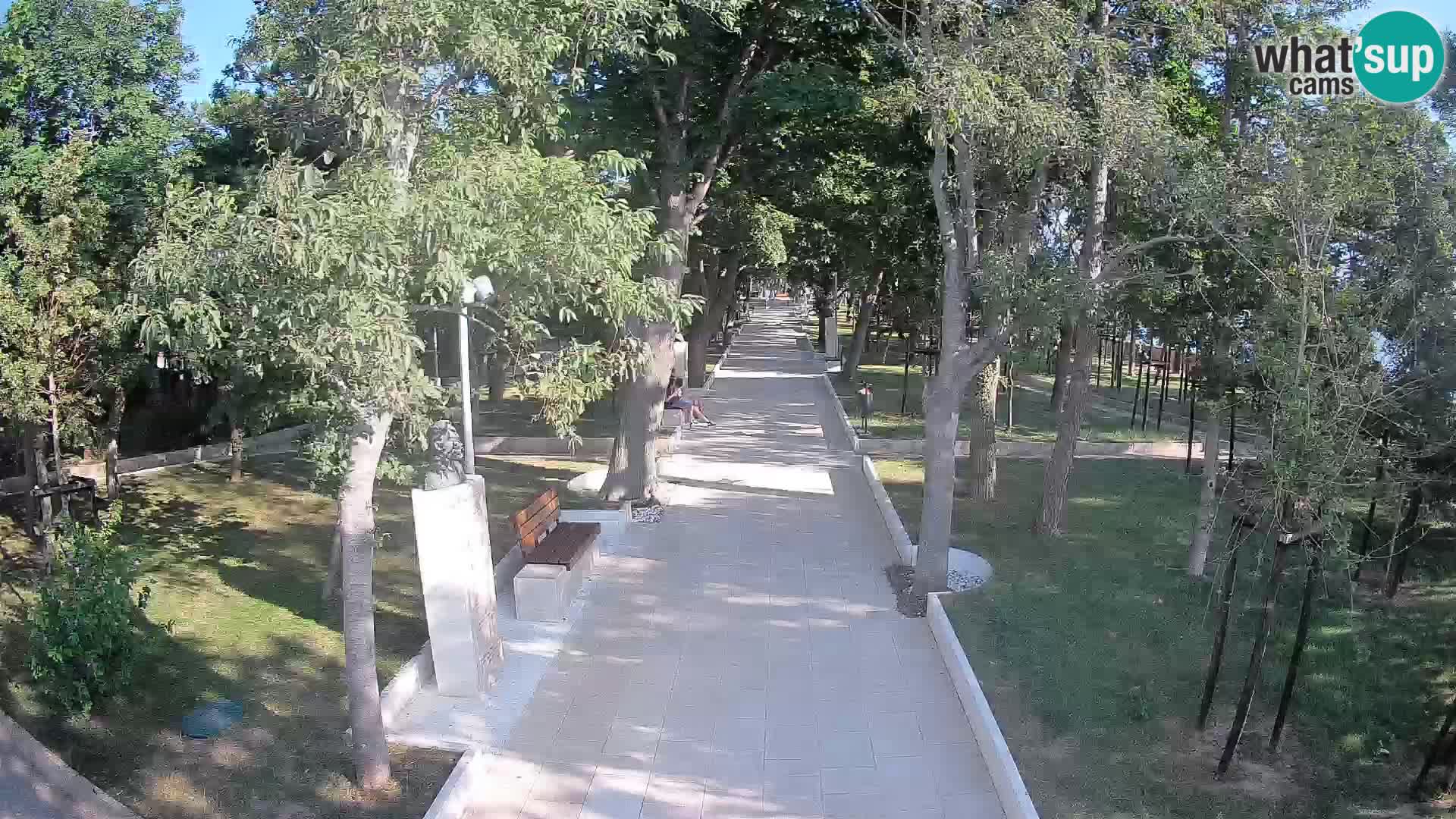Writers’ Park Webcam Senj – Live by the Sea