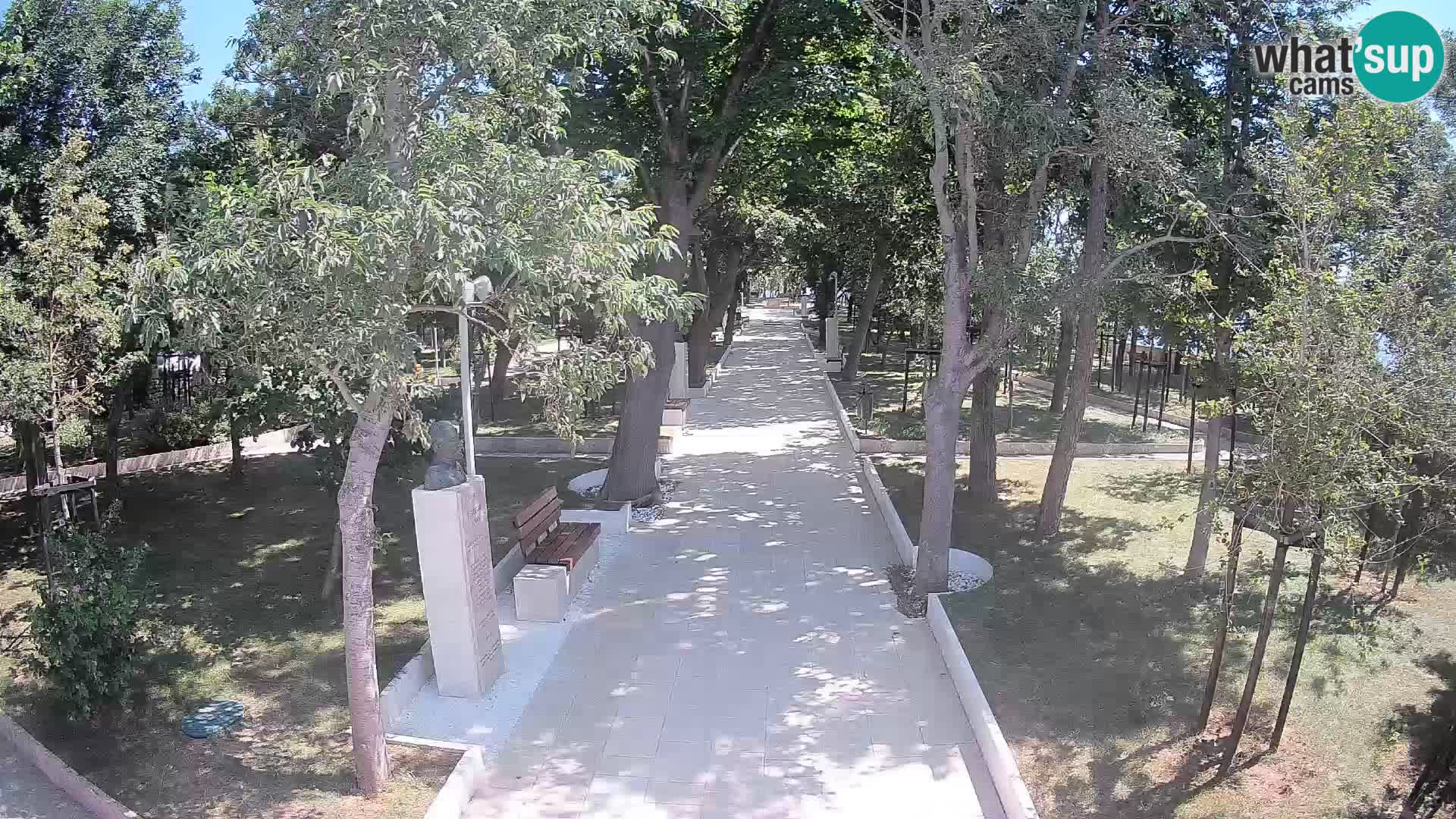 Writers’ Park Webcam Senj – Live by the Sea