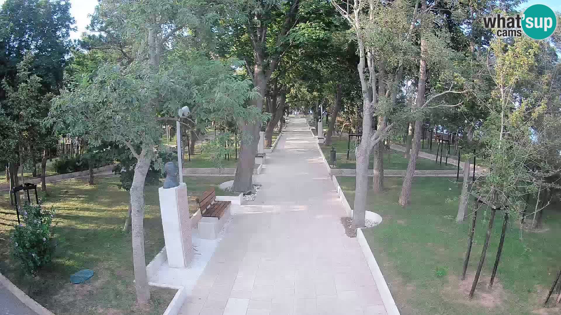 Writers’ Park Webcam Senj – Live by the Sea