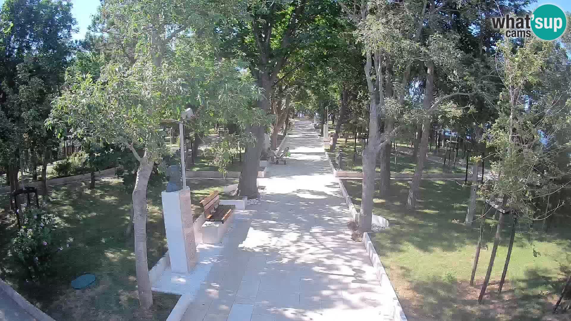 Writers’ Park Webcam Senj – Live by the Sea