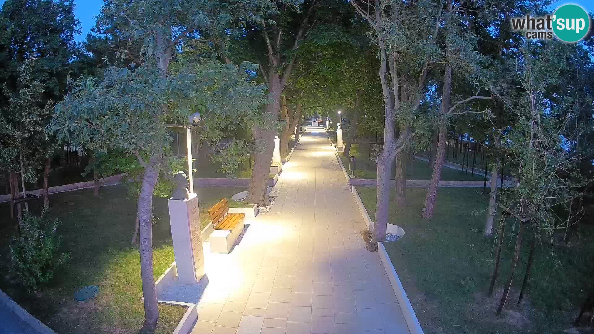 Writers’ Park Webcam Senj – Live by the Sea