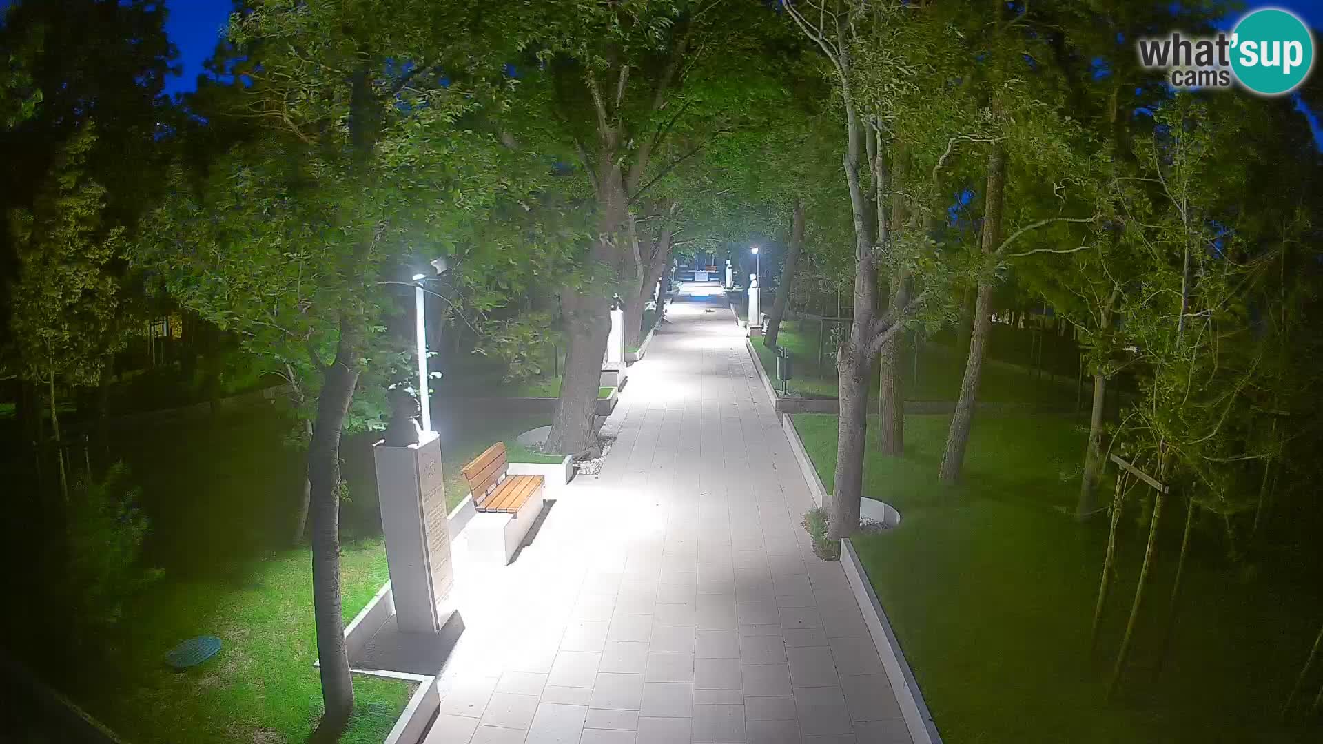 Writers’ Park Webcam Senj – Live by the Sea
