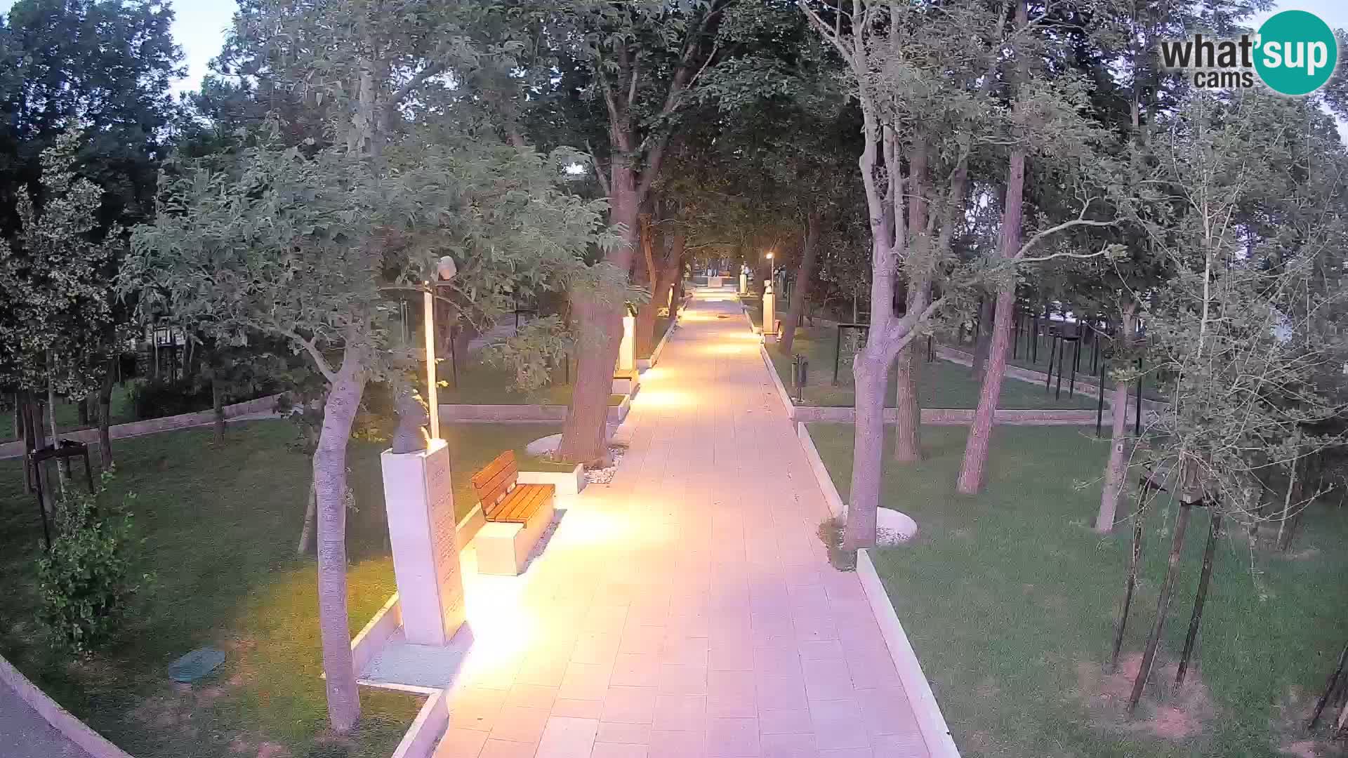 Writers’ Park Webcam Senj – Live by the Sea
