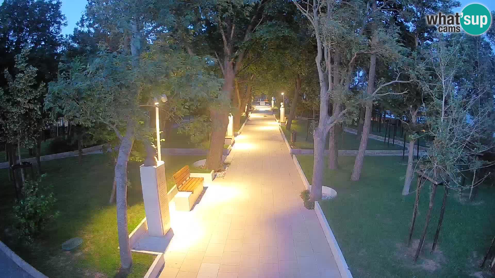Writers’ Park Webcam Senj – Live by the Sea