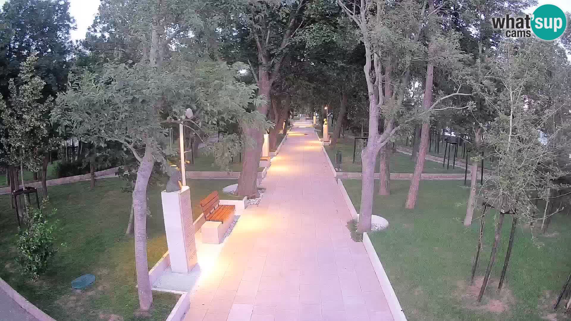 Writers’ Park Webcam Senj – Live by the Sea