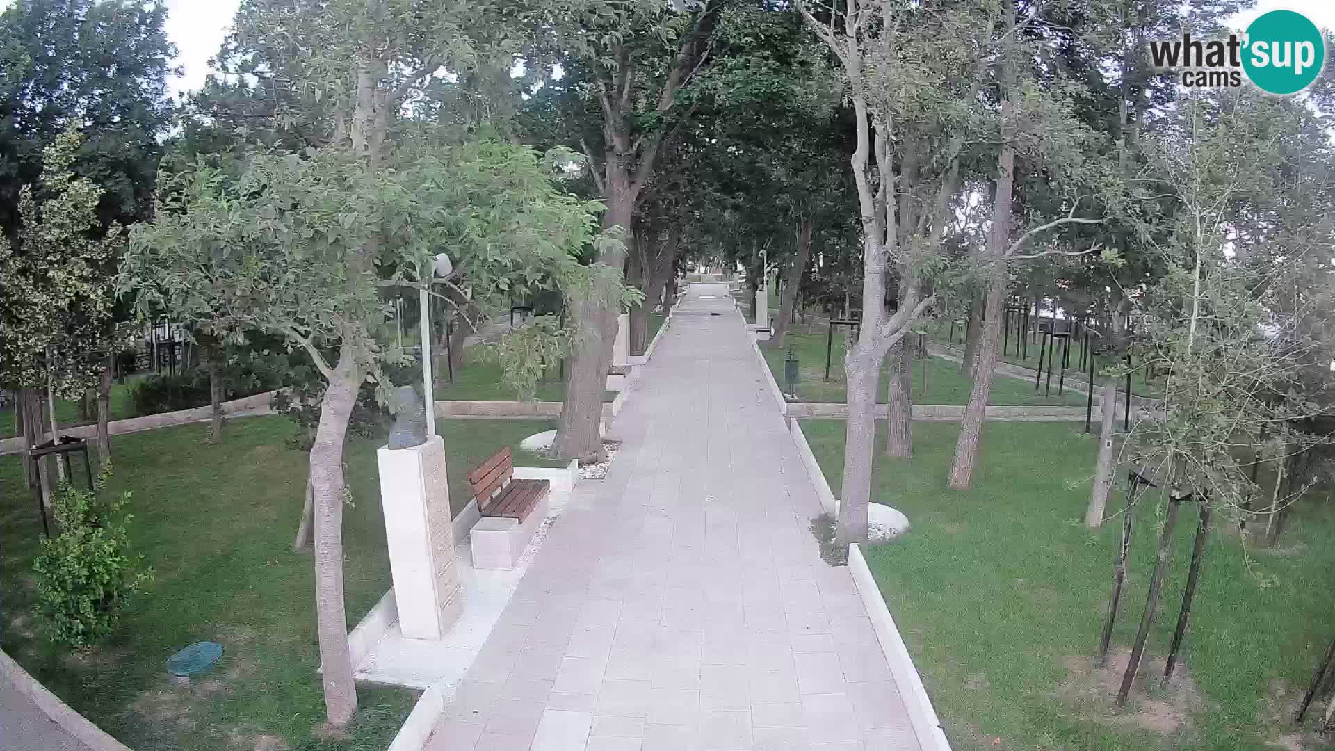 Writers’ Park Webcam Senj – Live by the Sea