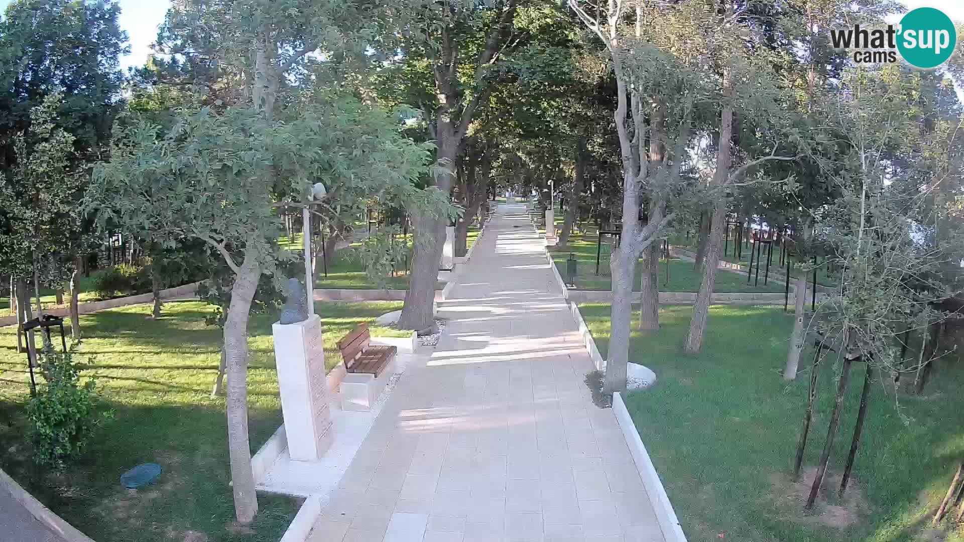 Webcam Schriftstellerpark Senj – Live am Meer
