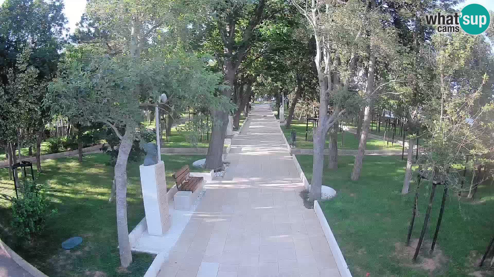 Writers’ Park Webcam Senj – Live by the Sea