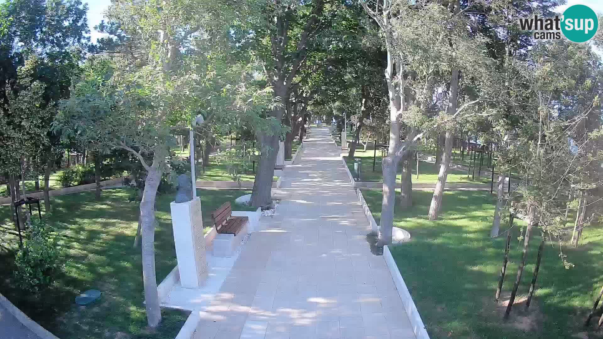 Webcam Schriftstellerpark Senj – Live am Meer
