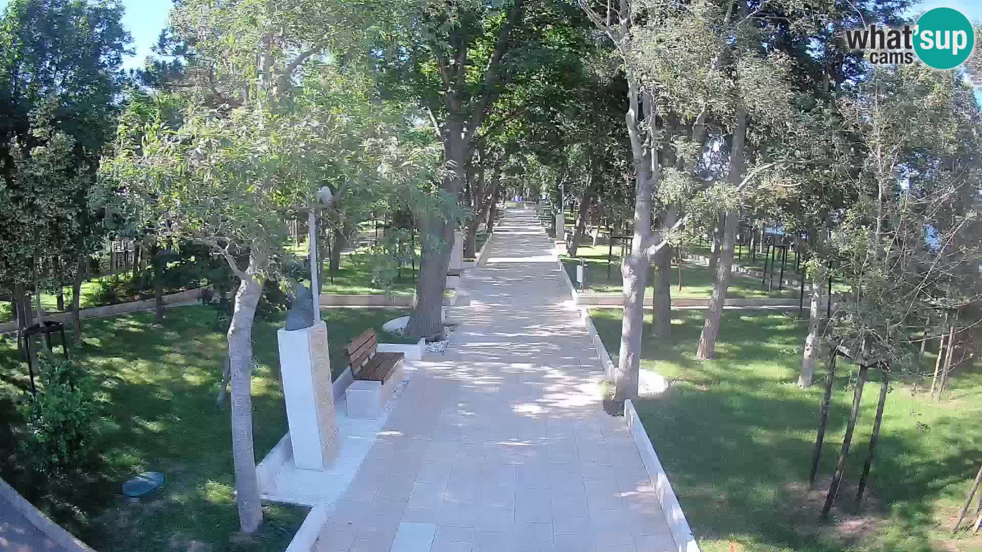 Webcam Schriftstellerpark Senj – Live am Meer