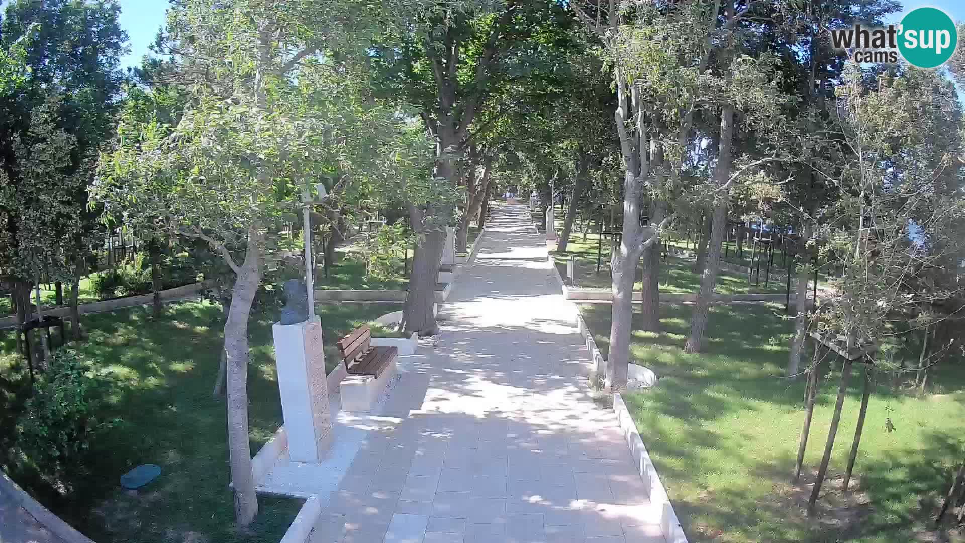 Writers’ Park Webcam Senj – Live by the Sea