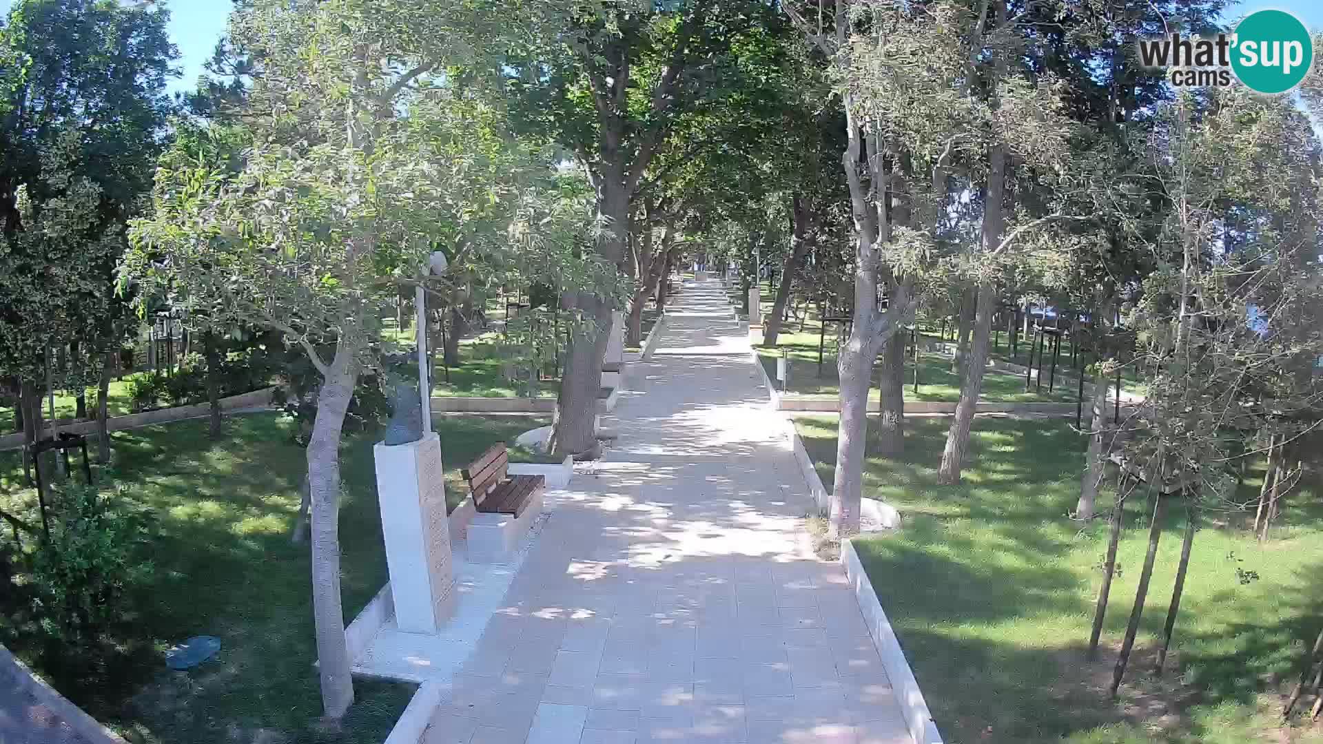 Writers’ Park Webcam Senj – Live by the Sea