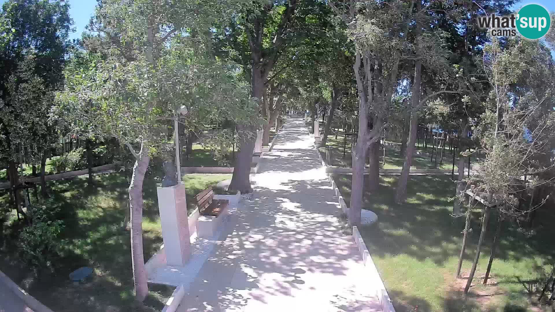Writers’ Park Webcam Senj – Live by the Sea