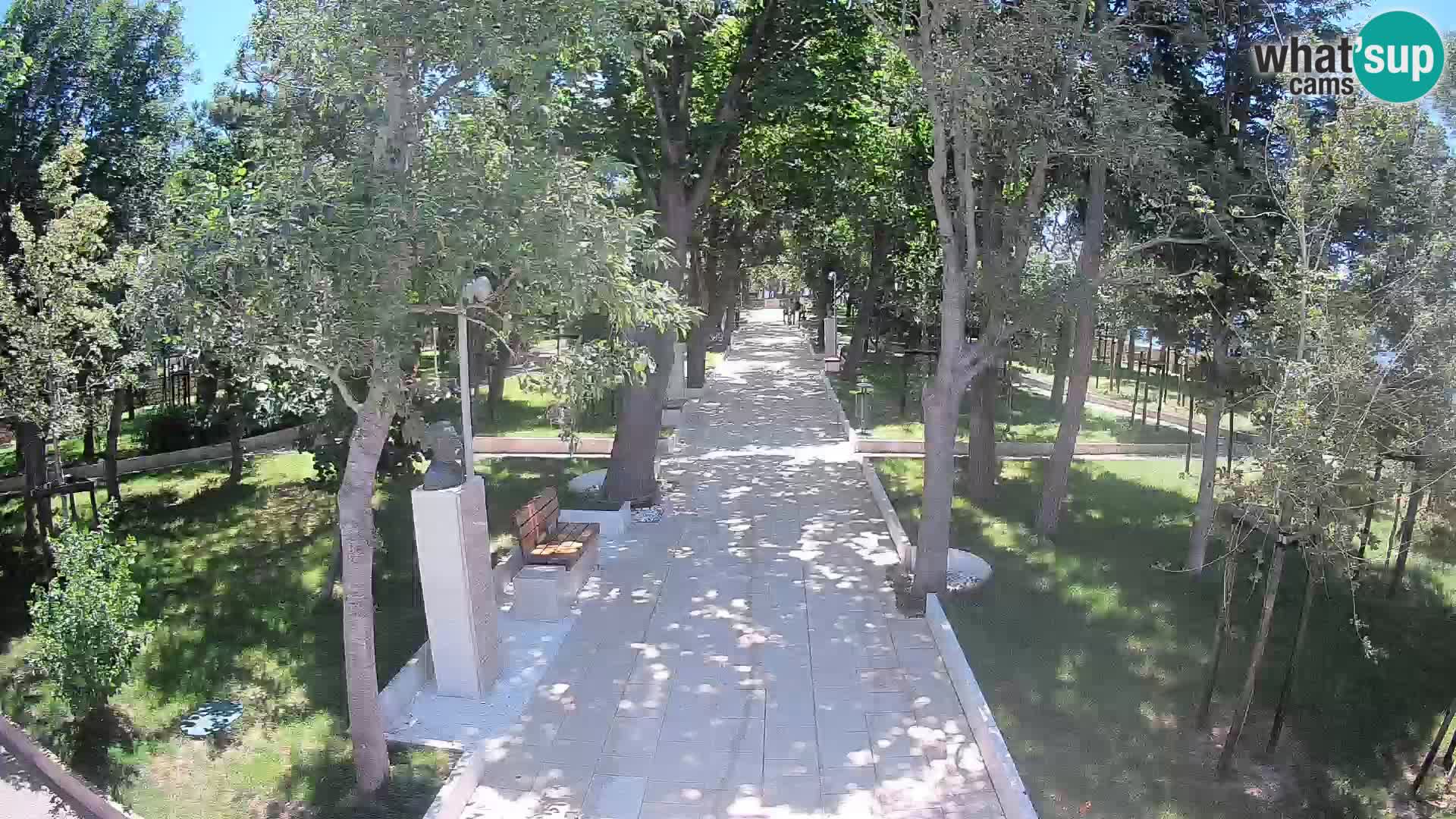 Writers’ Park Webcam Senj – Live by the Sea