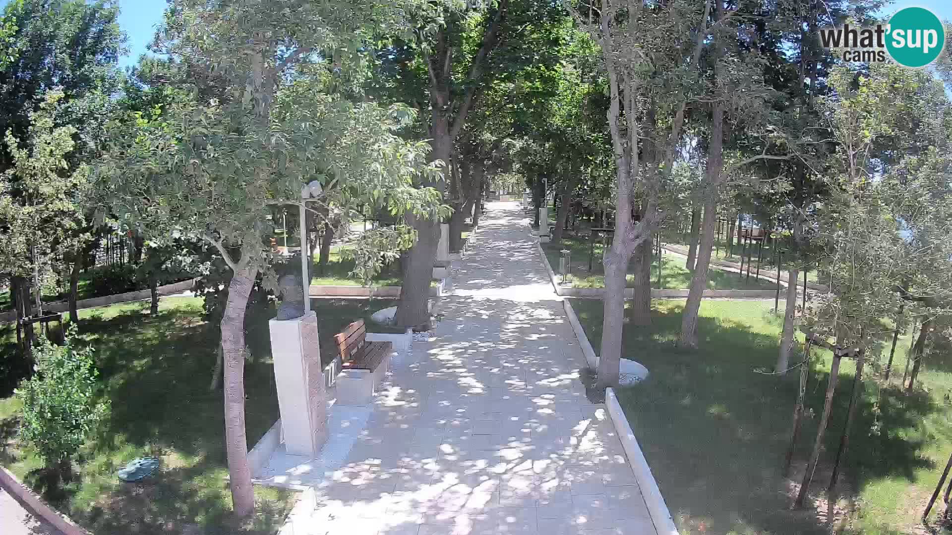 Writers’ Park Webcam Senj – Live by the Sea