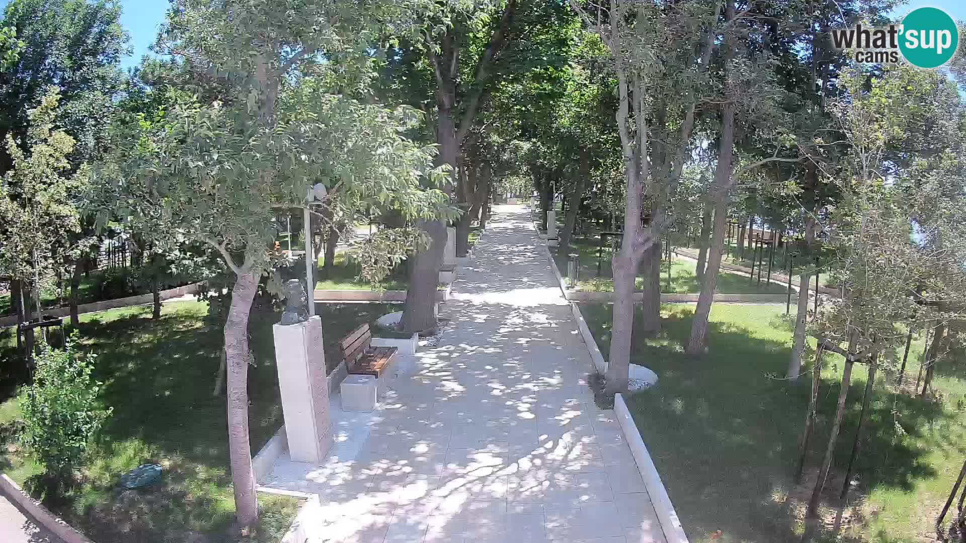 Writers’ Park Webcam Senj – Live by the Sea