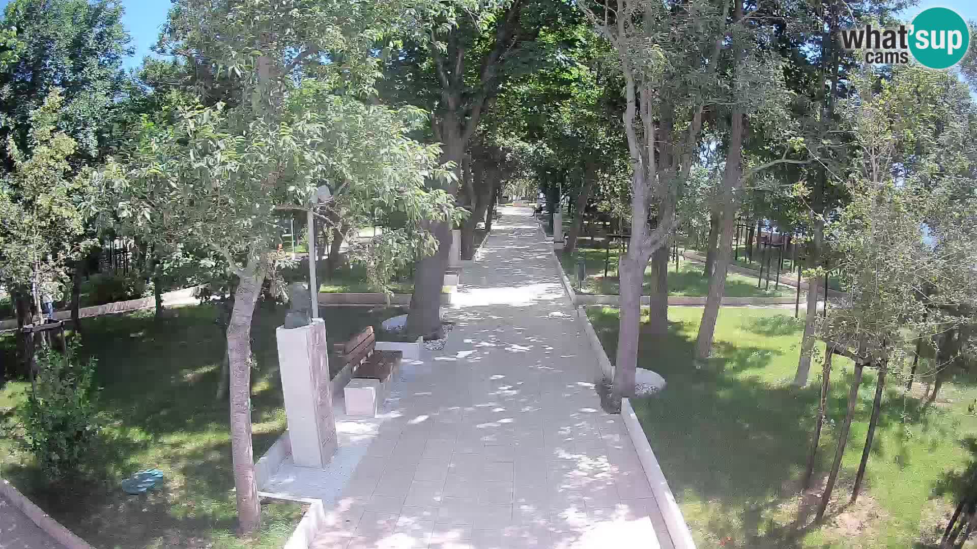 Writers’ Park Webcam Senj – Live by the Sea