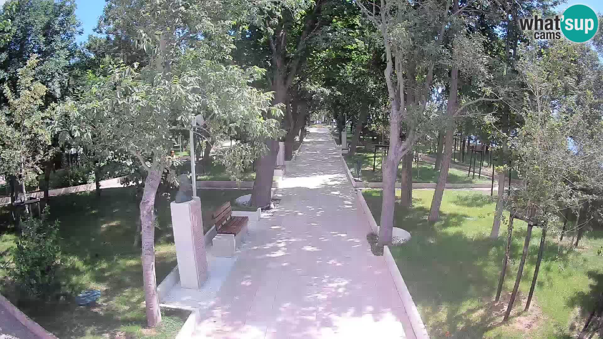 Writers’ Park Webcam Senj – Live by the Sea