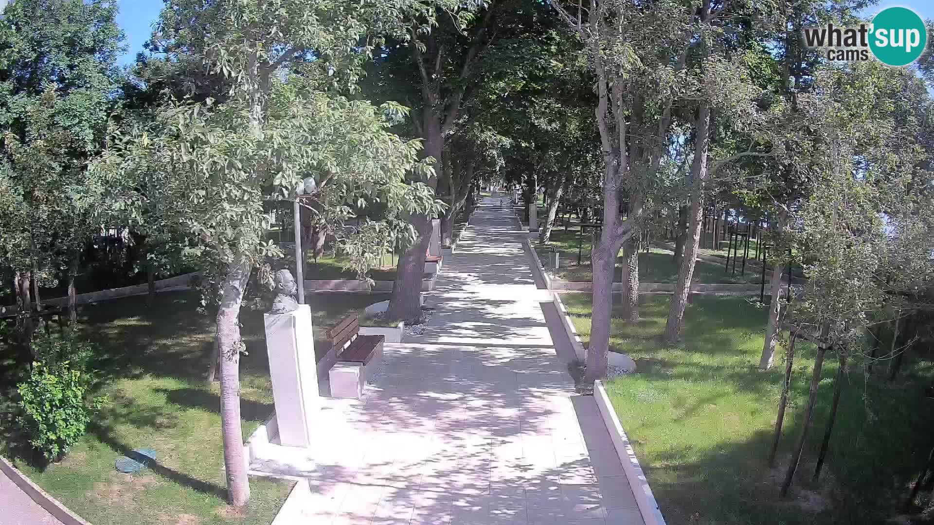 Writers’ Park Webcam Senj – Live by the Sea
