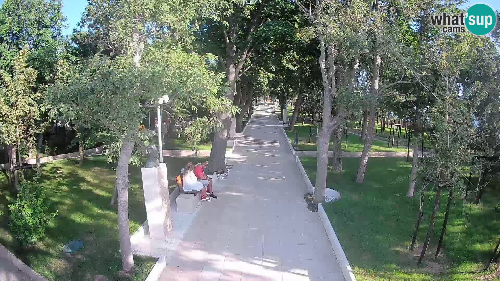 Writers’ Park Webcam Senj – Live by the Sea