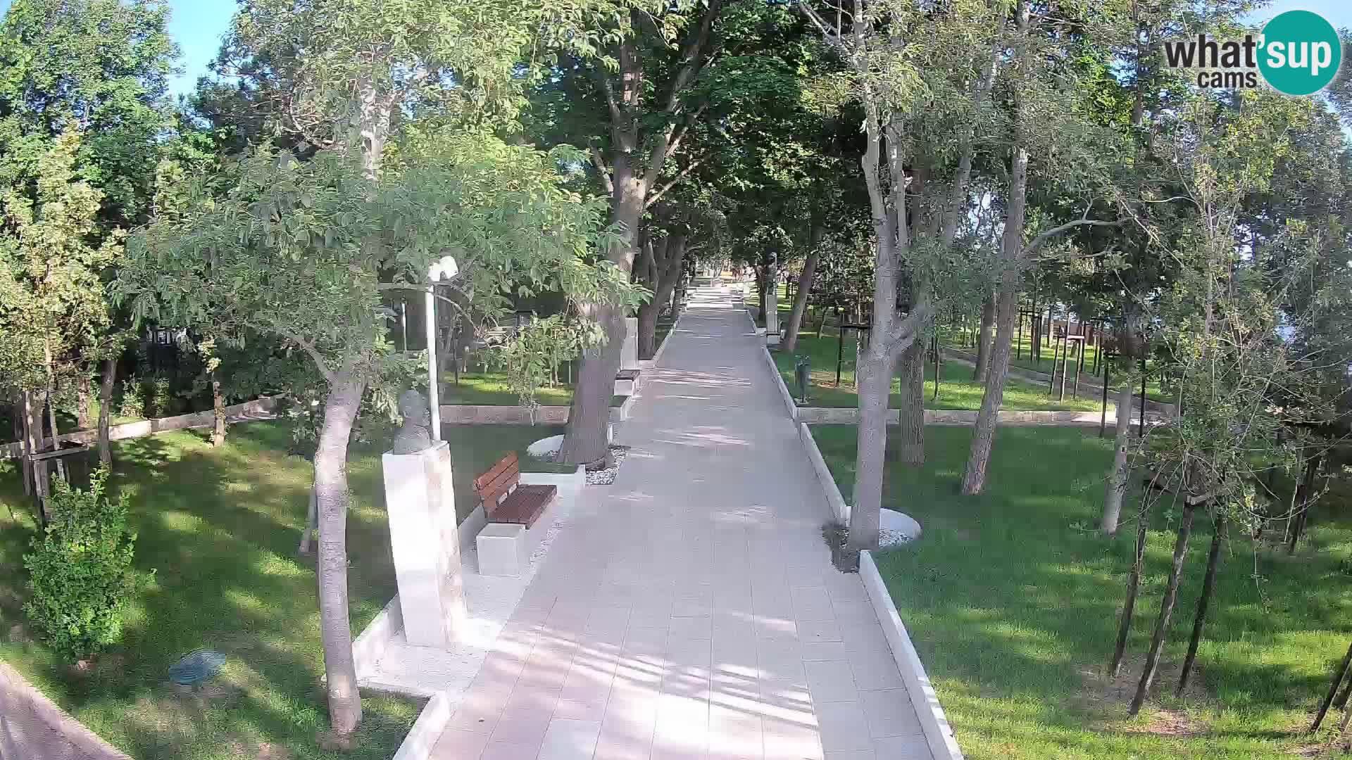 Writers’ Park Webcam Senj – Live by the Sea