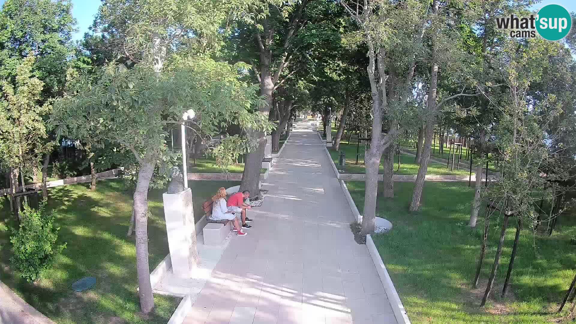 Writers’ Park Webcam Senj – Live by the Sea
