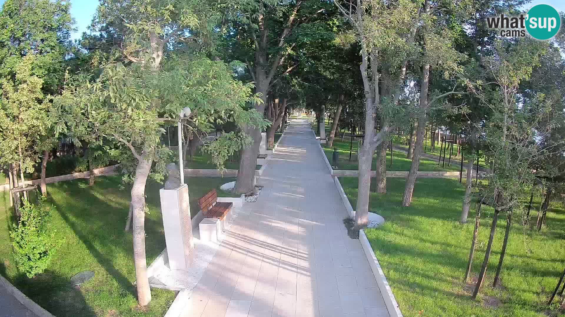 Writers’ Park Webcam Senj – Live by the Sea