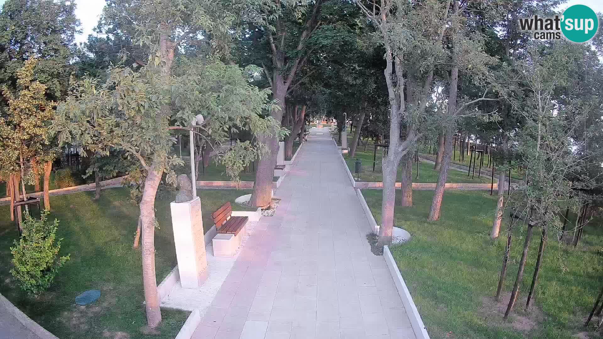 Writers’ Park Webcam Senj – Live by the Sea