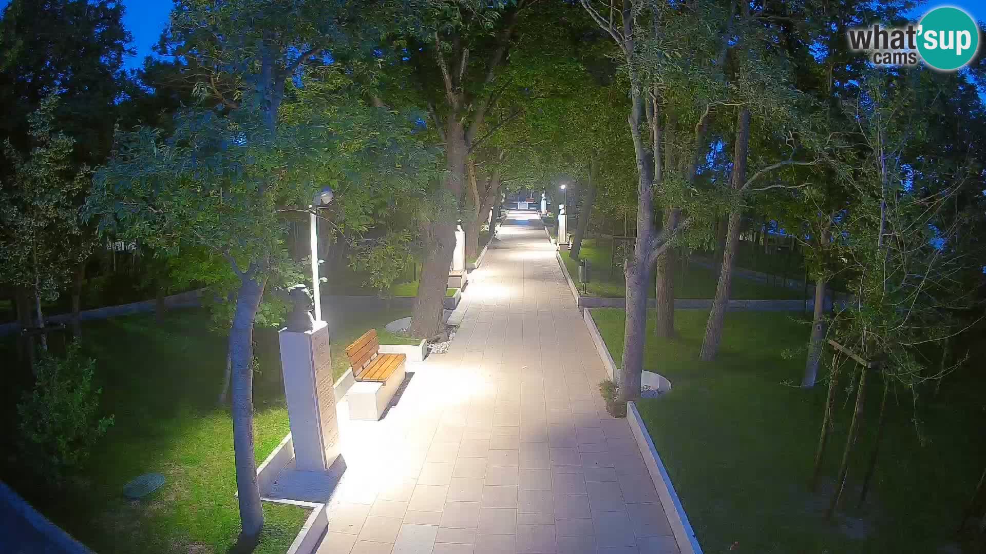 Writers’ Park Webcam Senj – Live by the Sea
