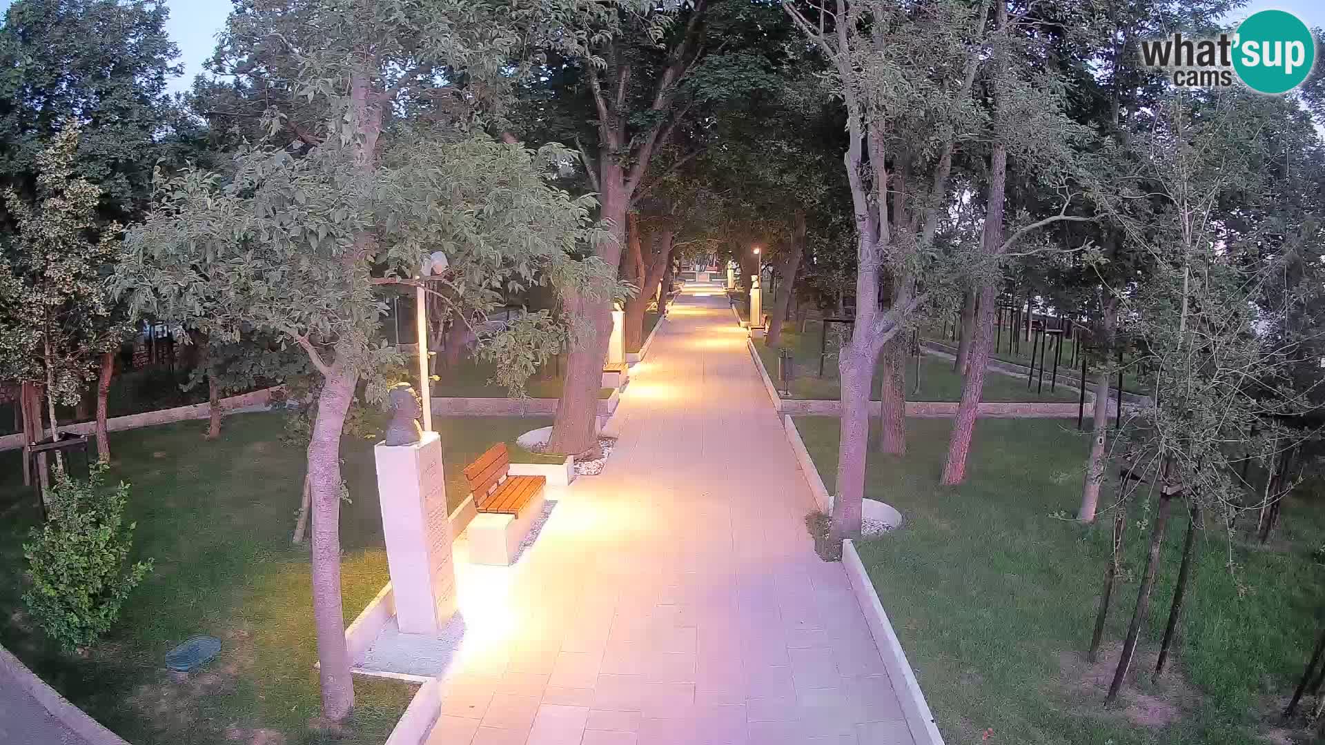 Webcam Schriftstellerpark Senj – Live am Meer