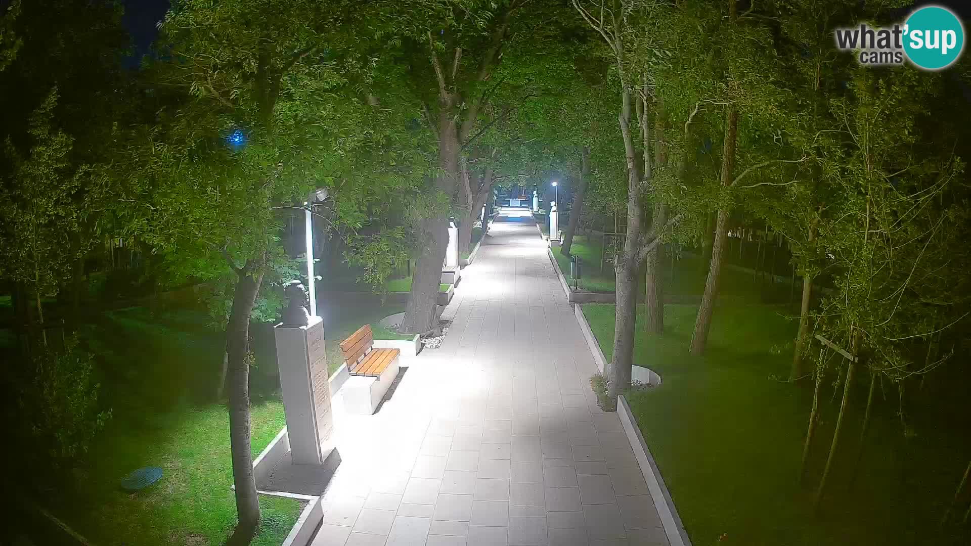 Writers’ Park Webcam Senj – Live by the Sea