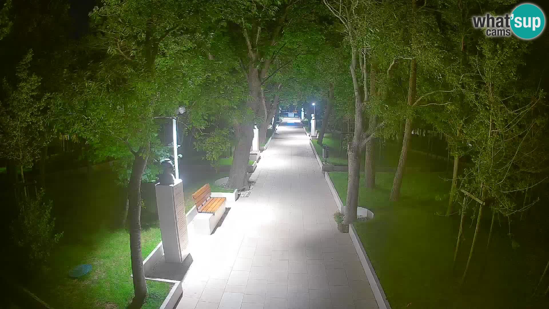 Writers’ Park Webcam Senj – Live by the Sea
