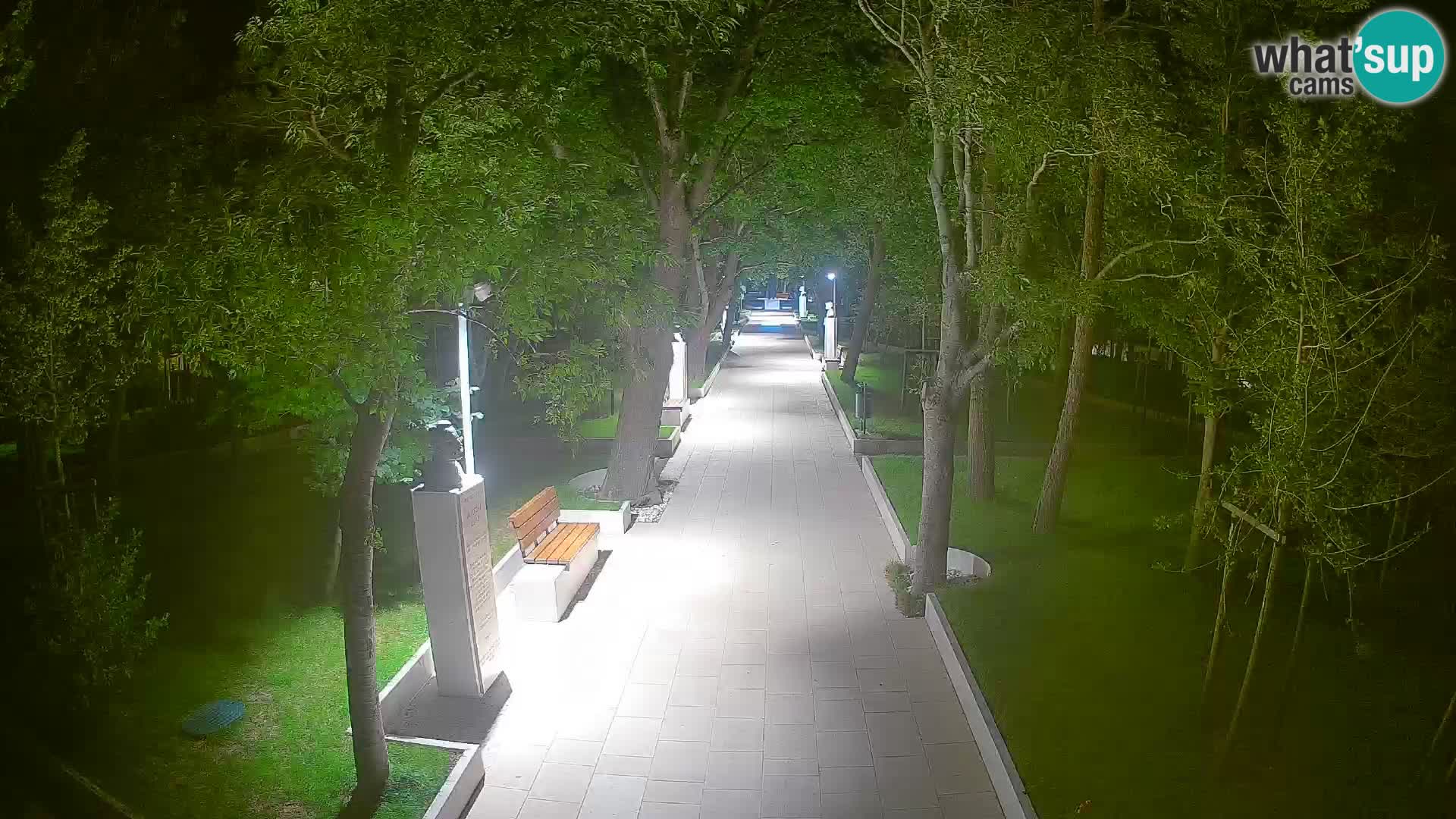 Writers’ Park Webcam Senj – Live by the Sea