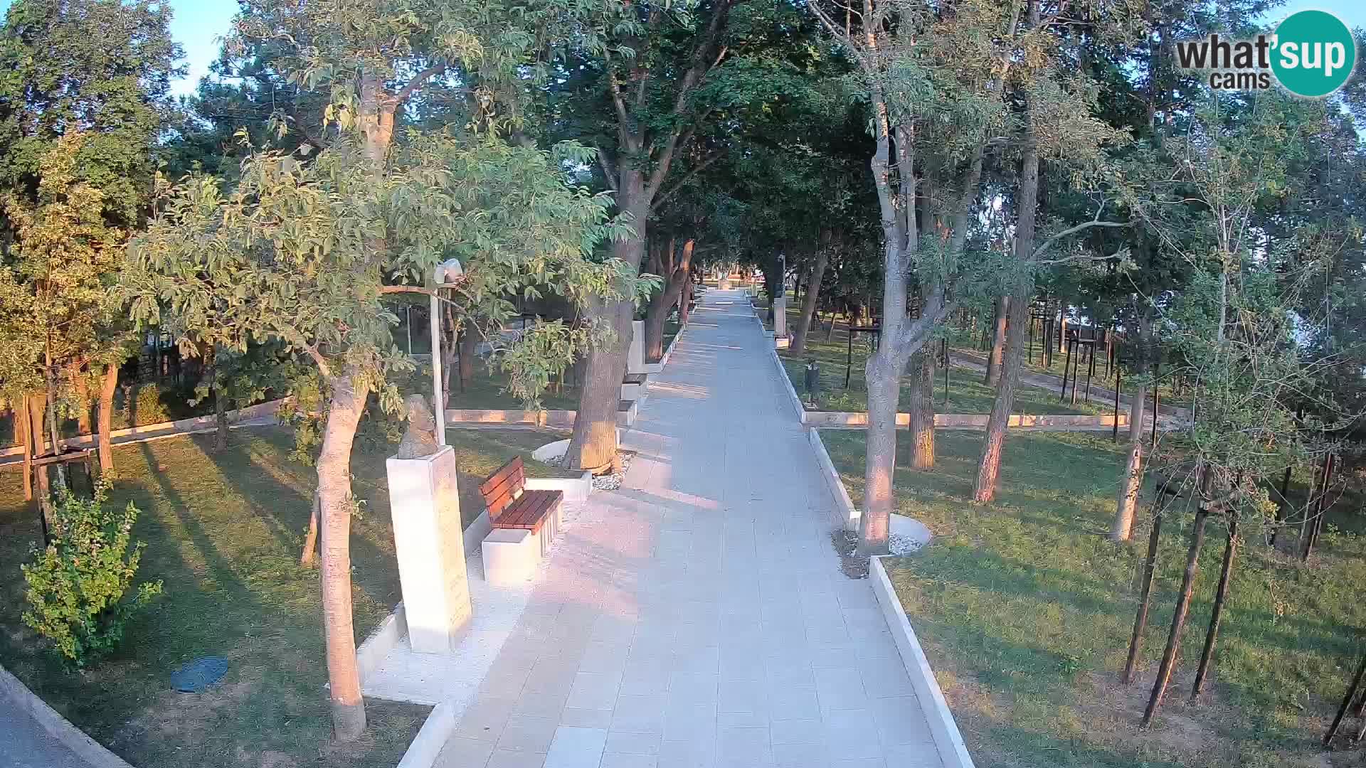 Writers’ Park Webcam Senj – Live by the Sea